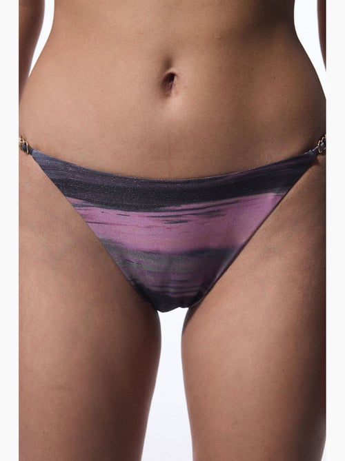 Cueca de biquíni slip nixie com faixa lateral e fivela penti - Kiabi Cueca de biquíni slip nixie com faixa lateral e fivela penti - Kiabi