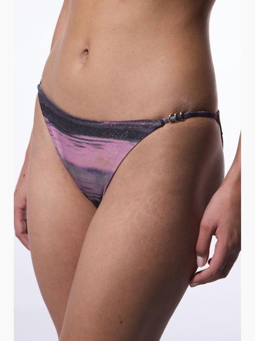 Cueca de biquíni slip nixie com faixa lateral e fivela penti - Kiabi Cueca de biquíni slip nixie com faixa lateral e fivela penti - Kiabi