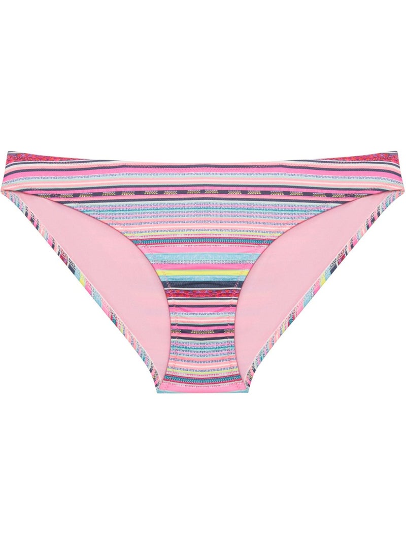 Cueca de biquíni slip shambala penti Rosa/Azul/Verde - Kiabi