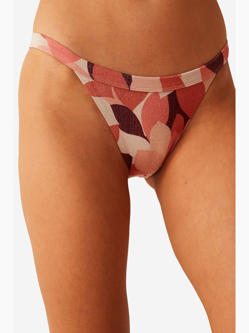 Cueca de biquíni sparkle super penti Branco Rosa - Kiabi