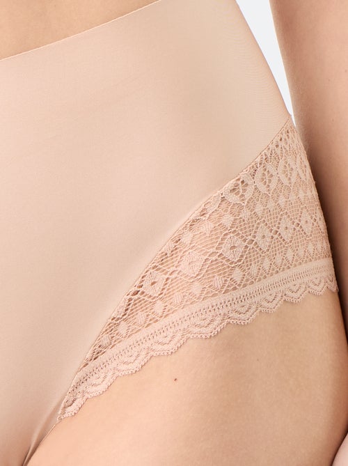 Cueca de cintura alta modeladora - Kiabi