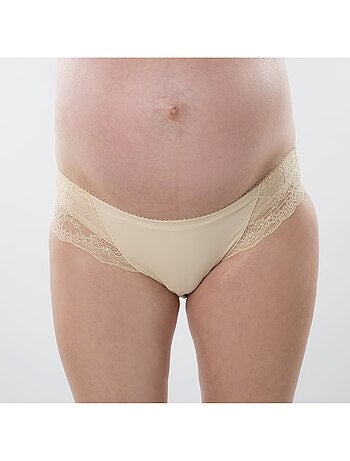 Cueca de maternidade angélique com renda 'bogema'