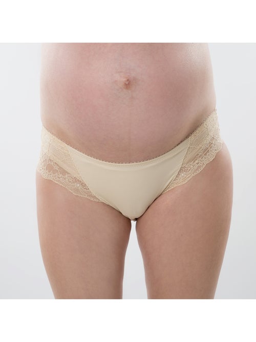 Cueca de maternidade angélique com renda 'bogema' - Kiabi Cueca de maternidade angélique com renda 'bogema' - Kiabi
