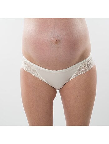 Cueca de maternidade angélique com renda 'bogema'