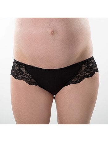 Cueca de maternidade angélique com renda 'bogema'