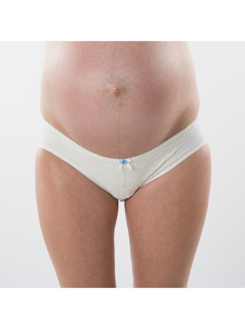 Cueca de maternidade aquamarine 'bogema' - Kiabi Cueca de maternidade aquamarine 'bogema' - Kiabi