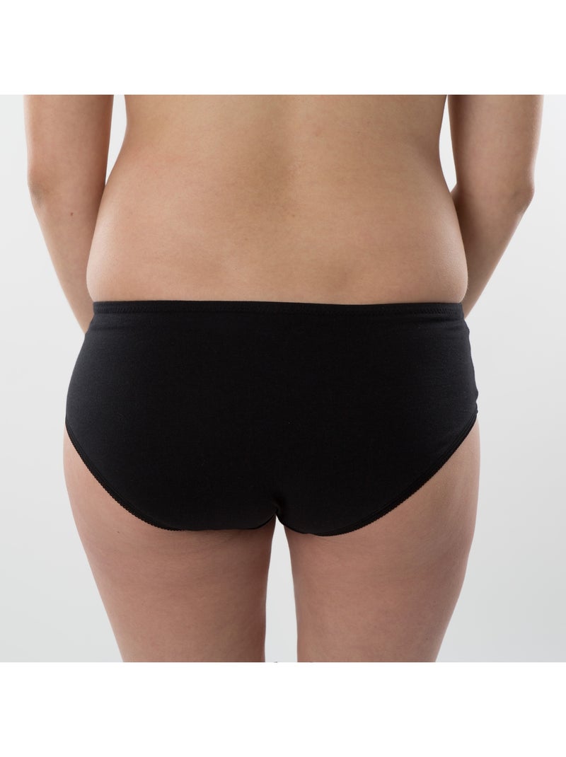 Cueca de maternidade bio 'bogema' Preto - Kiabi