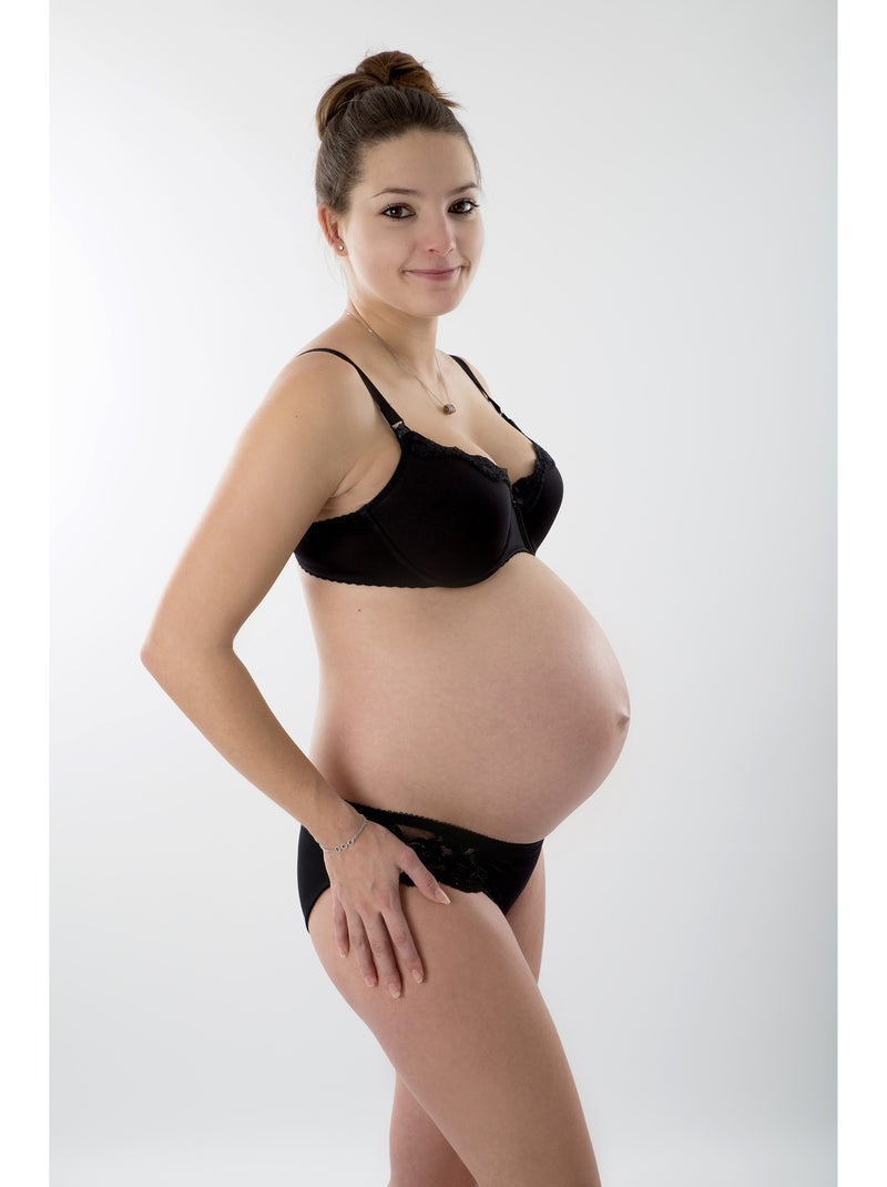 Cueca de maternidade caroline 'bogema' Preto - Kiabi