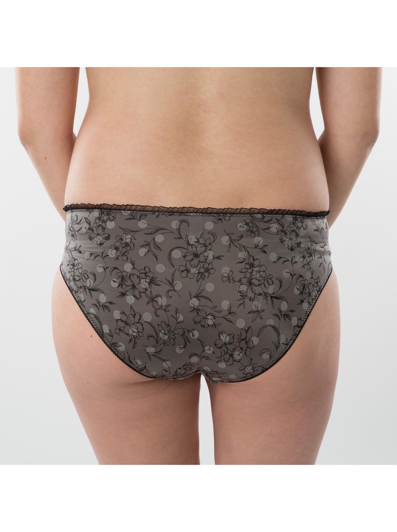 Cueca de maternidade ophélie 'bogema' Cinza-prateado branco - Kiabi