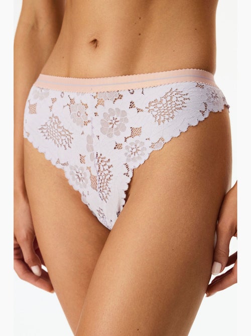 Cueca feminina em renda penti - Kiabi