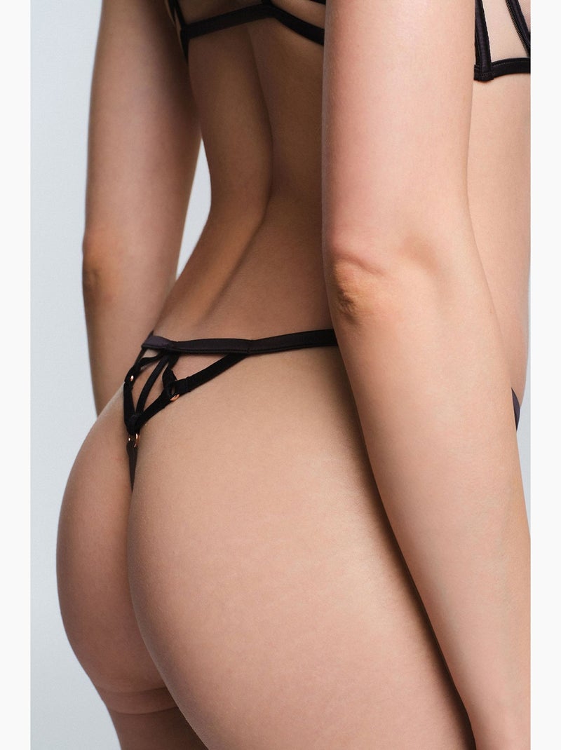 Cueca feminina onyx string penti Preto - Kiabi