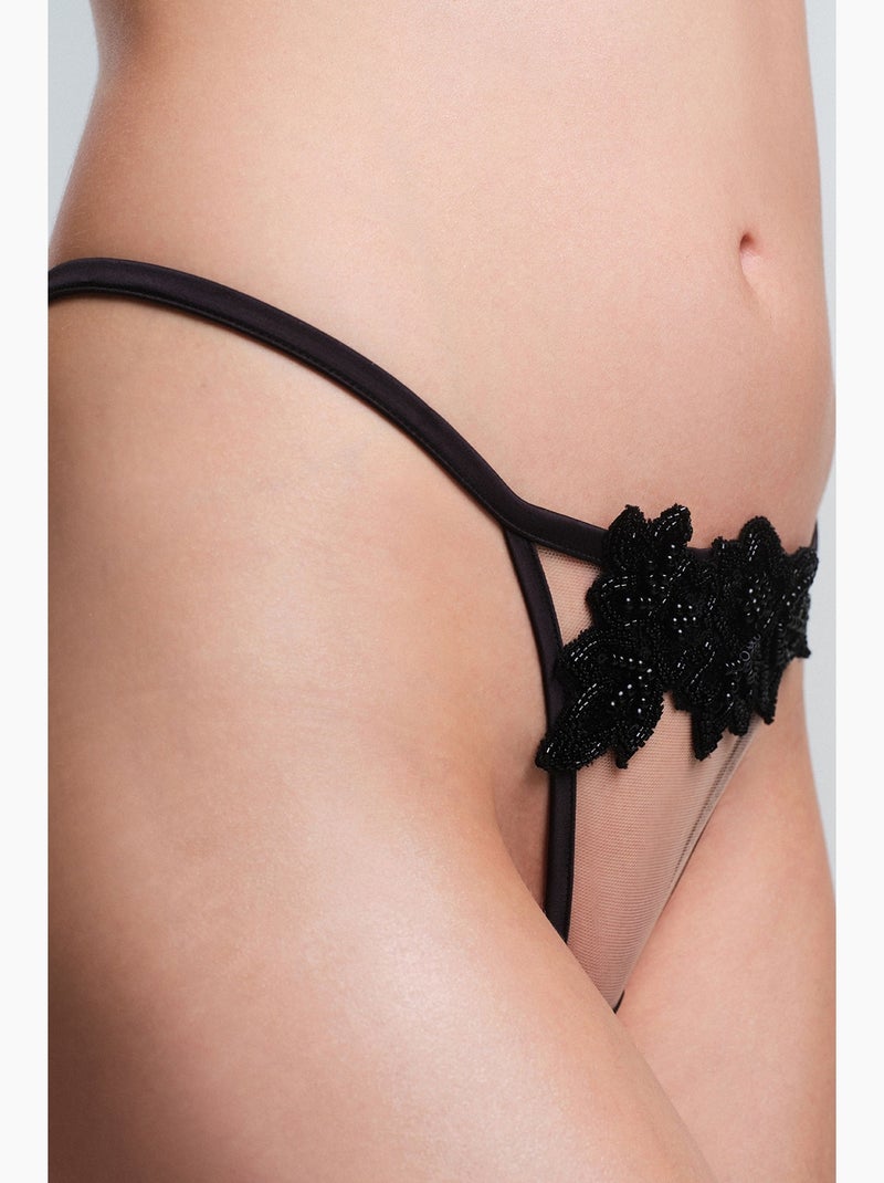 Cueca feminina onyx string penti Preto - Kiabi