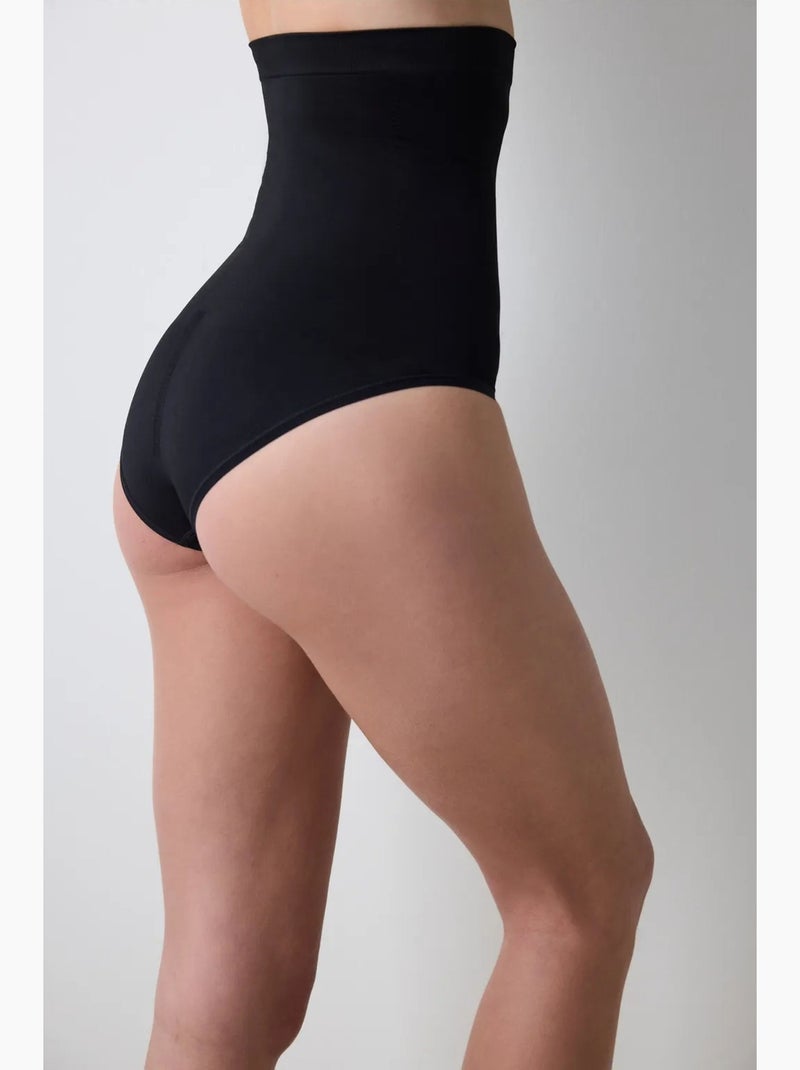 Cueca feminina sem costuras penti Preto - Kiabi