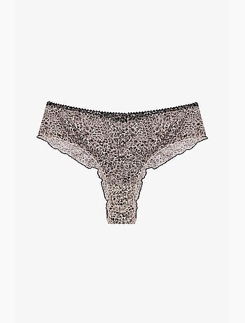 Cueca hipster cheeky com estampado de leopardo penti