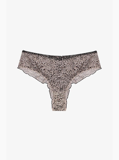 Cueca hipster cheeky com estampado de leopardo penti - Kiabi