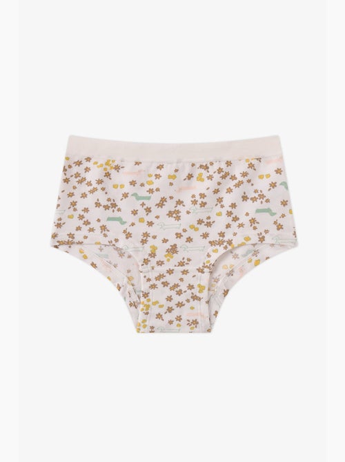 Cueca hipster infantil glow com estampado de cão penti - Kiabi