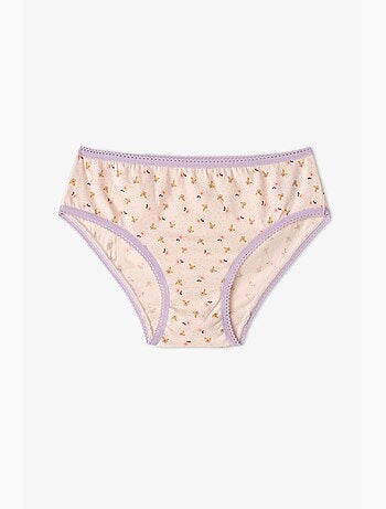 Cueca infantil flory floral em algodão penti