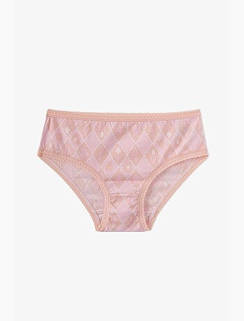 Cueca menina princess print floral em algodão penti