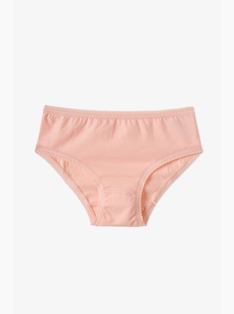 Cueca menina princess print floral em algodão penti Rosa - Kiabi