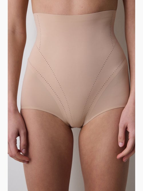 Cueca modeladora cintura alta leve invisível penti - Kiabi