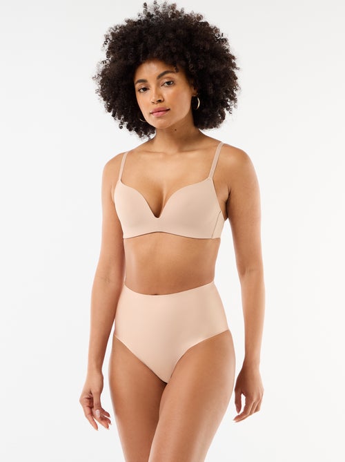 Cueca modeladora de cintura alta - Kiabi