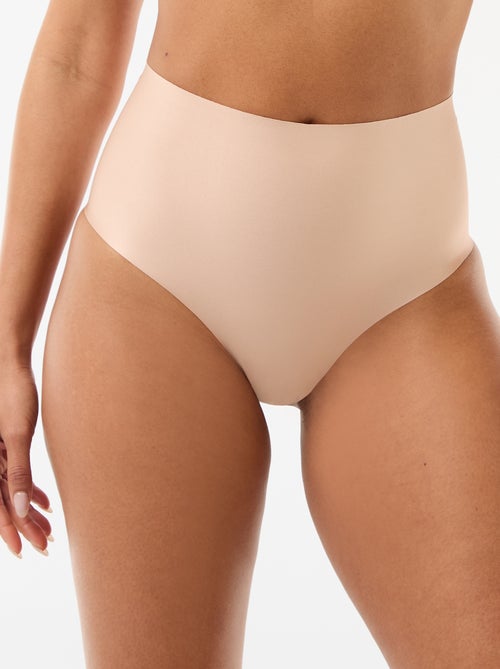 Cueca modeladora de cintura alta - Kiabi