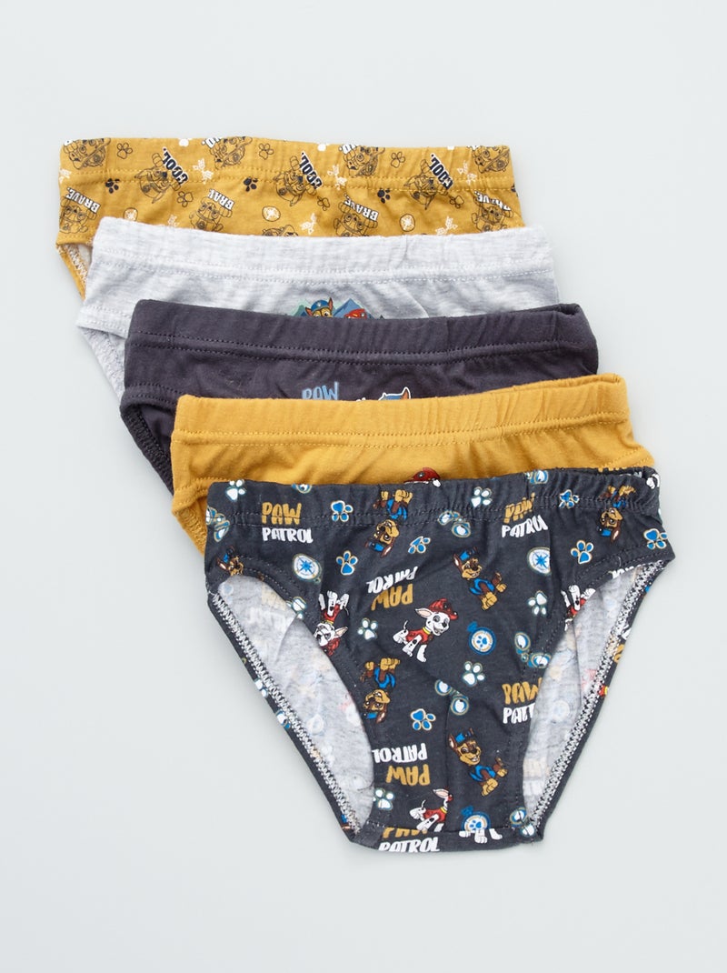 Cueca 'Patrulha Pata' - Lote de 5 AZUL - Kiabi