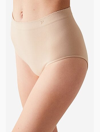 Cueca slip básica de cintura alta penti