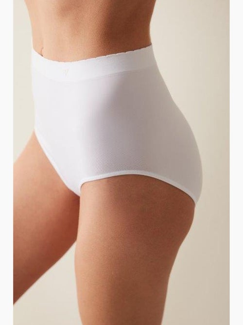 Cueca slip básica de cintura alta penti - Kiabi Cueca slip básica de cintura alta penti - Kiabi