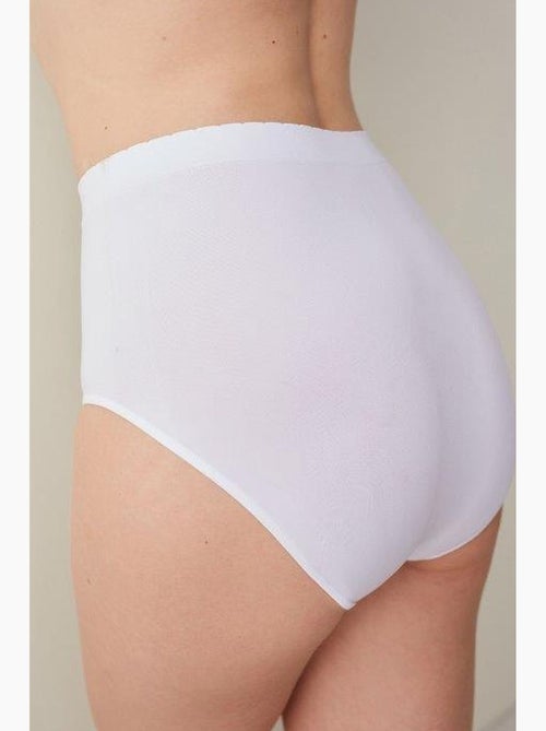Cueca slip básica de cintura alta penti - Kiabi Cueca slip básica de cintura alta penti - Kiabi