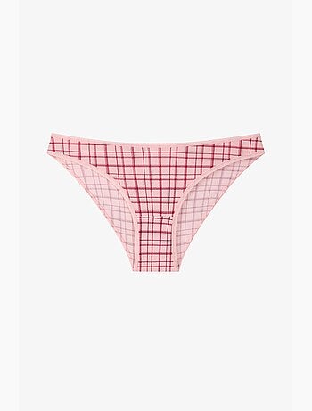 Cueca slip daisy check aos quadrados penti