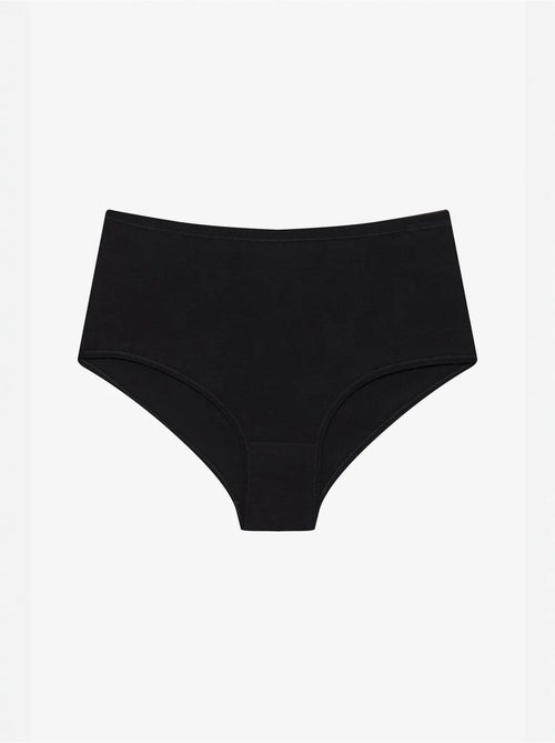 Cueca slip de cintura alta 3 unidades penti - Kiabi Cueca slip de cintura alta 3 unidades penti - Kiabi