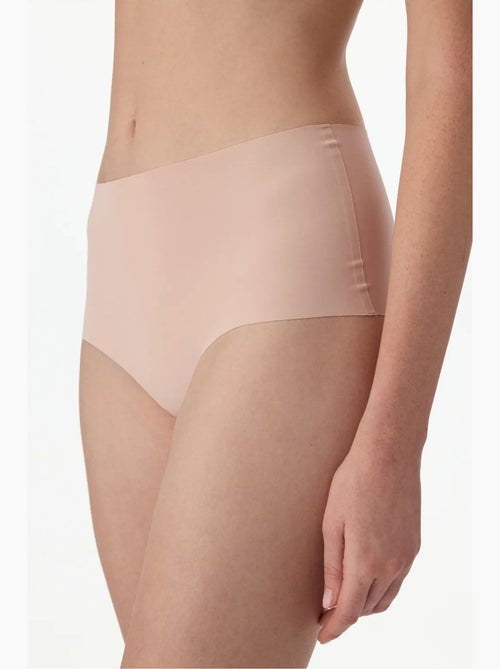 Cueca slip de cintura subida cortada a laser penti - Kiabi Cueca slip de cintura subida cortada a laser penti - Kiabi