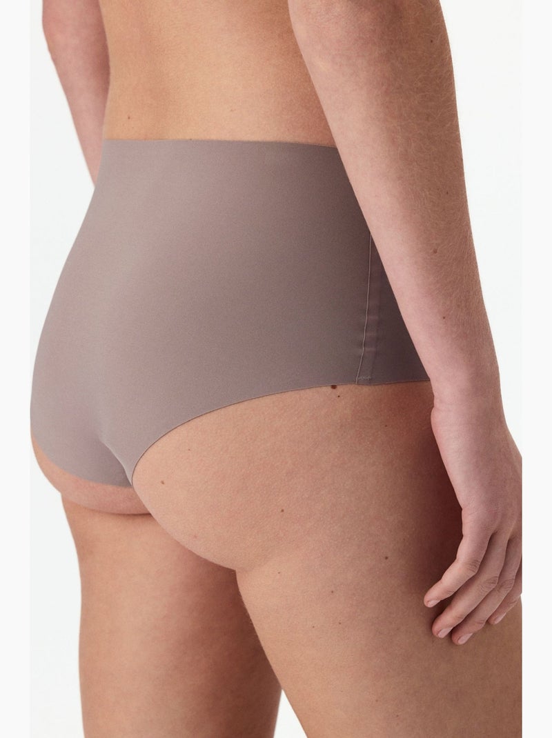 Cueca slip de cintura subida cortada a laser penti Toupe - Kiabi