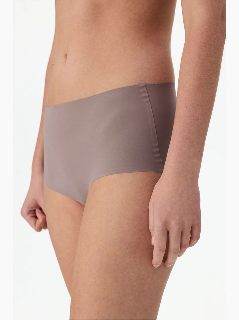 Cueca slip de cintura subida cortada a laser penti Toupe - Kiabi