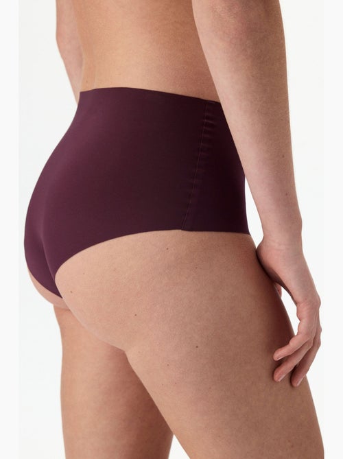 Cueca slip de cintura subida cortada a laser penti - Kiabi Cueca slip de cintura subida cortada a laser penti - Kiabi