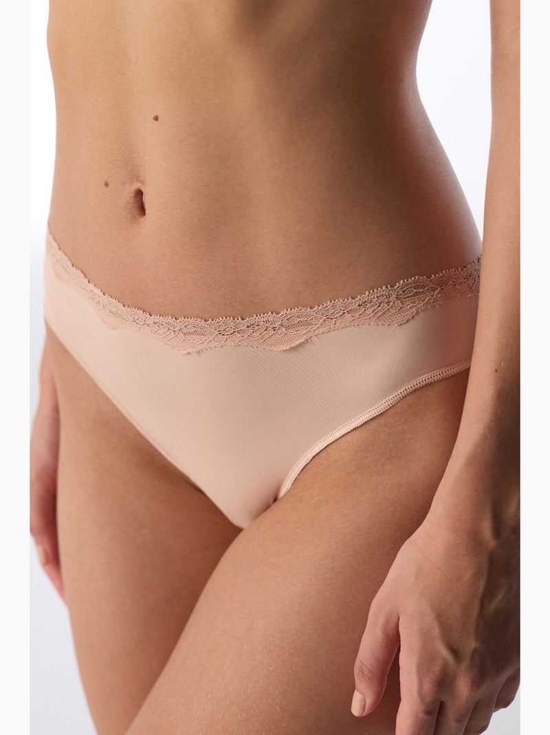 Cueca slip feminina penti Rosa-claro - Kiabi