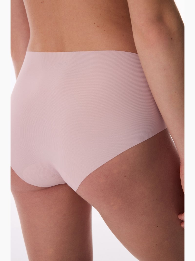 Cueca slip fit com fecho penti Rosa-claro - Kiabi