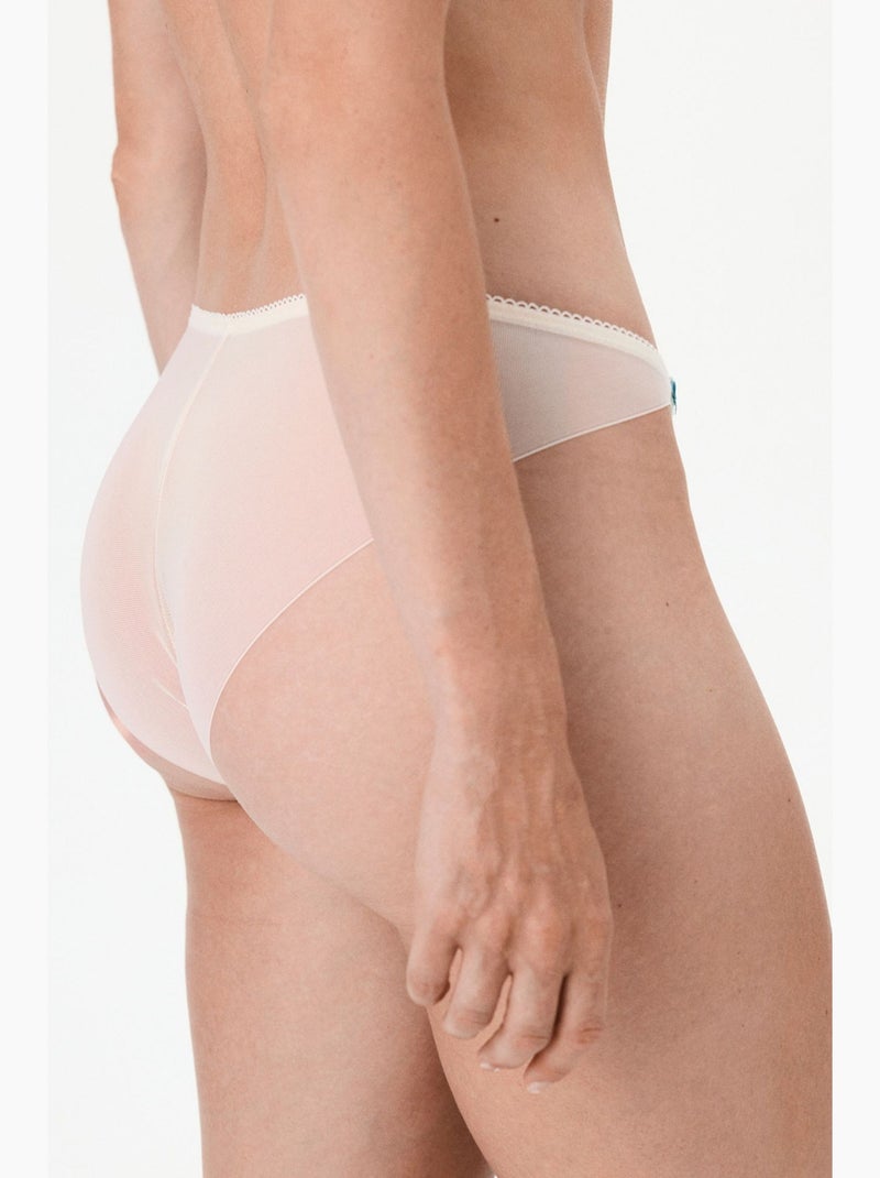 Cueca slip rendada estampada penti Branco sujo - Kiabi