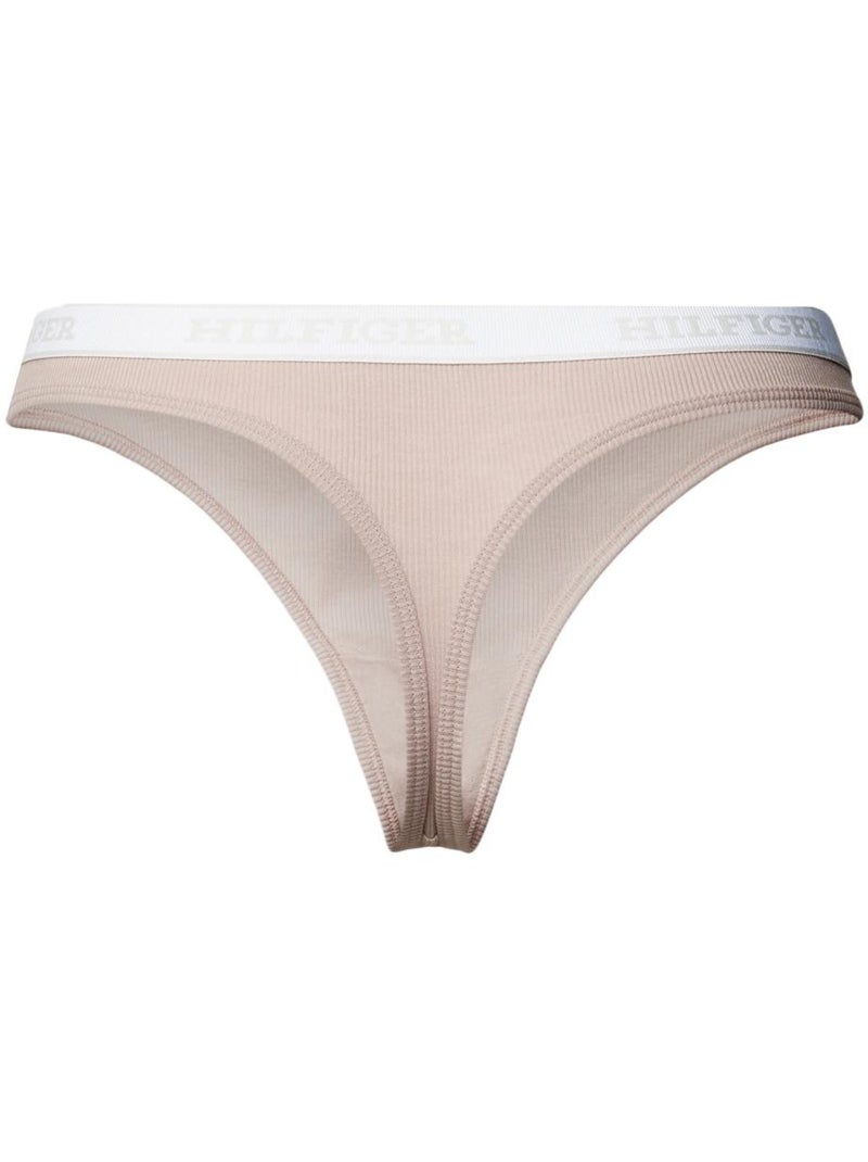 Cueca Thong Bege Tommy Hilfiger para Mulher Bege - Kiabi