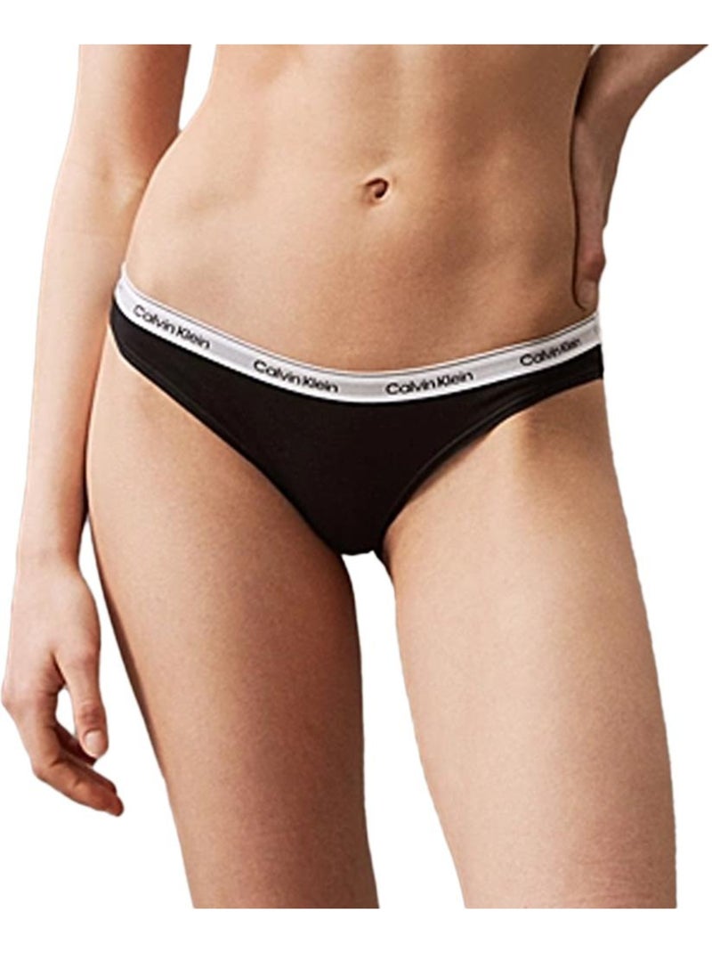 Cuecas Biquíni Calvin Klein Jeans para Mulher - Preto/Cinzento/Branco Preto - Kiabi