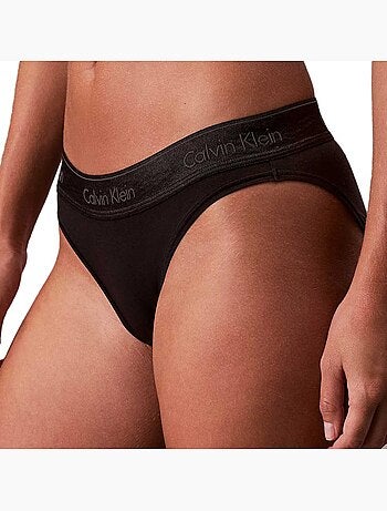 Cuecas Biquíni Calvin Klein Jeans para Mulher em Preto/Cinzento