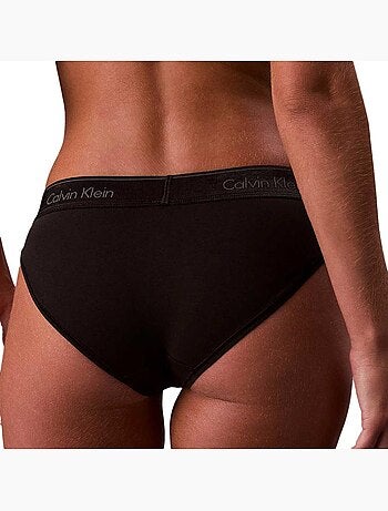 Cuecas Biquíni Calvin Klein Jeans para Mulher em Preto/Cinzento