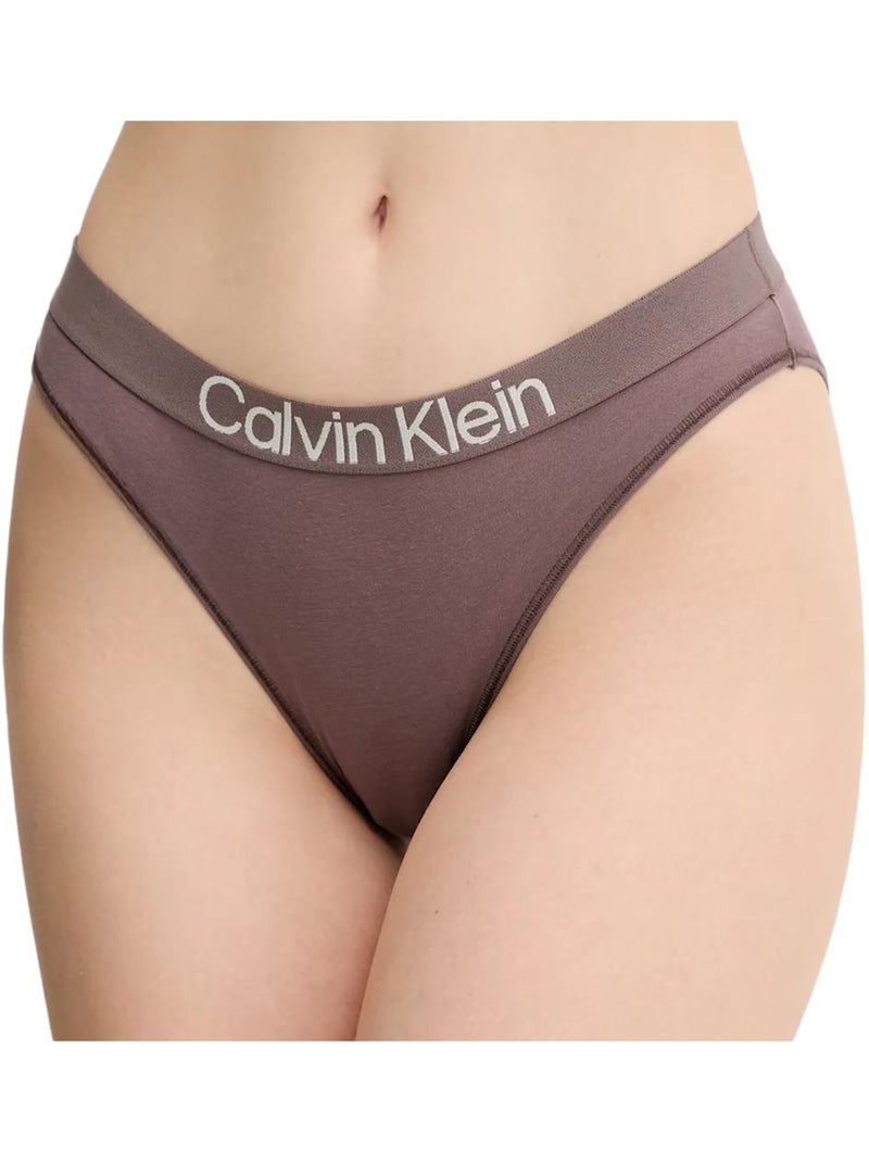 Cuecas Biquíni Culotte Marrons Calvin Klein Jeans para Mulher Castanho-capuccino - Kiabi