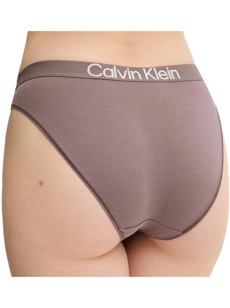 Cuecas Biquíni Culotte Marrons Calvin Klein Jeans para Mulher Castanho-capuccino - Kiabi