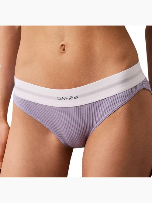 Cuecas Biquíni Culotte Mauve Calvin Klein Jeans para Mulher - Kiabi