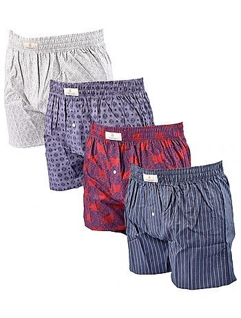 Cuecas Boxer Compridas CXL By LACROIX X4 - Pack de 4