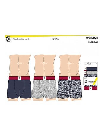 Cuecas boxer CXL By LACROIX - Pack de 3