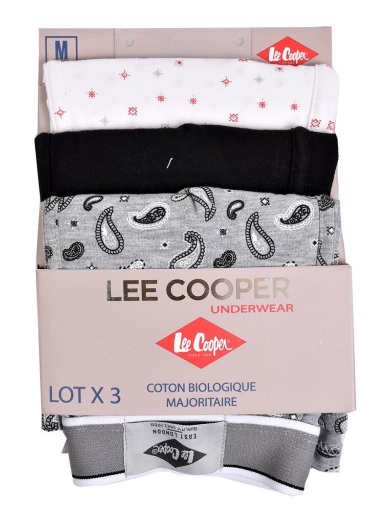Cuecas boxer homem lee cooper - pack Multicolorido - Kiabi