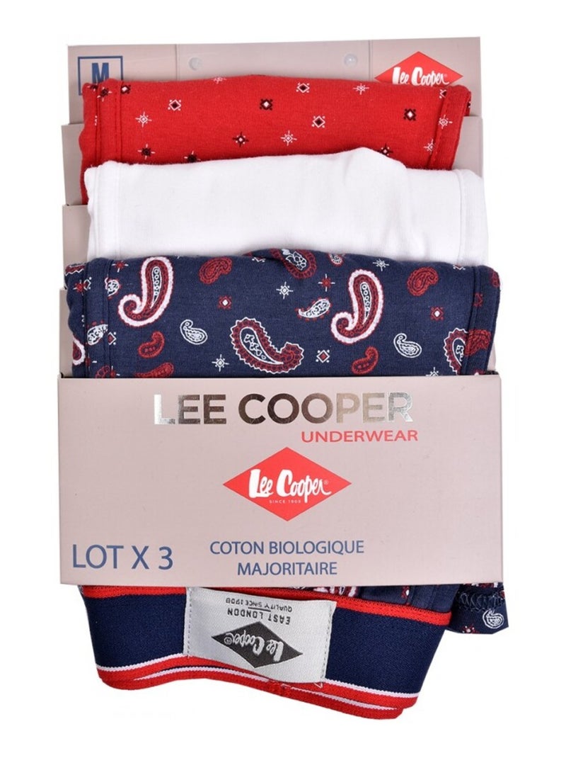 Cuecas boxer homem lee cooper - pack Multicolorido - Kiabi